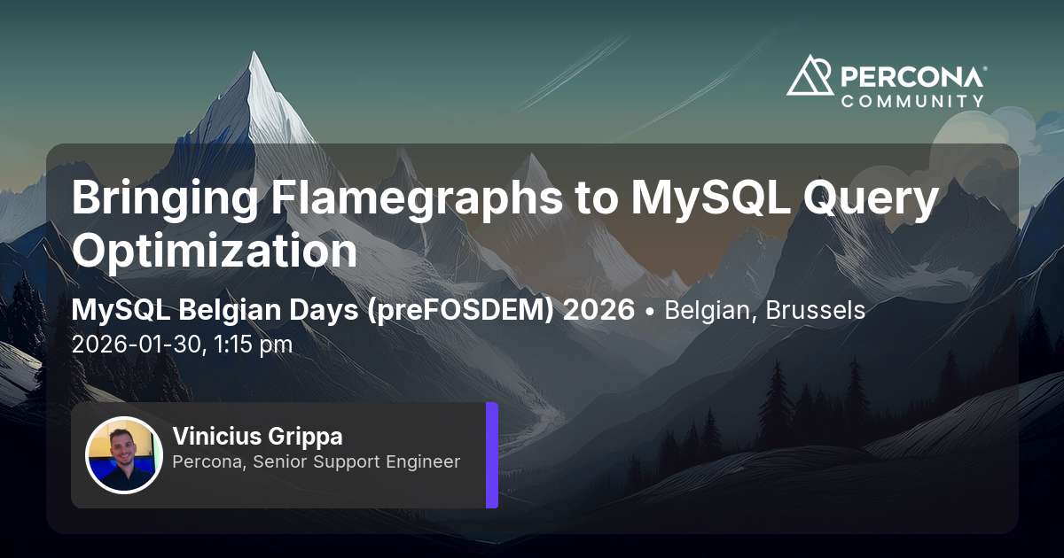 Bringing Flamegraphs to MySQL Query Optimization