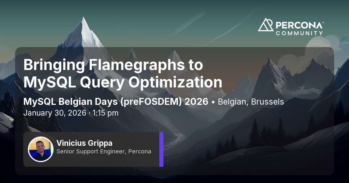 Bringing Flamegraphs to MySQL Query Optimization