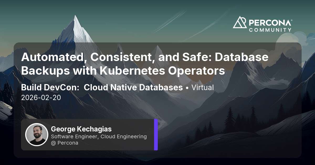 Automated, Consistent, and Safe: Database Backups with Kubernetes Operators