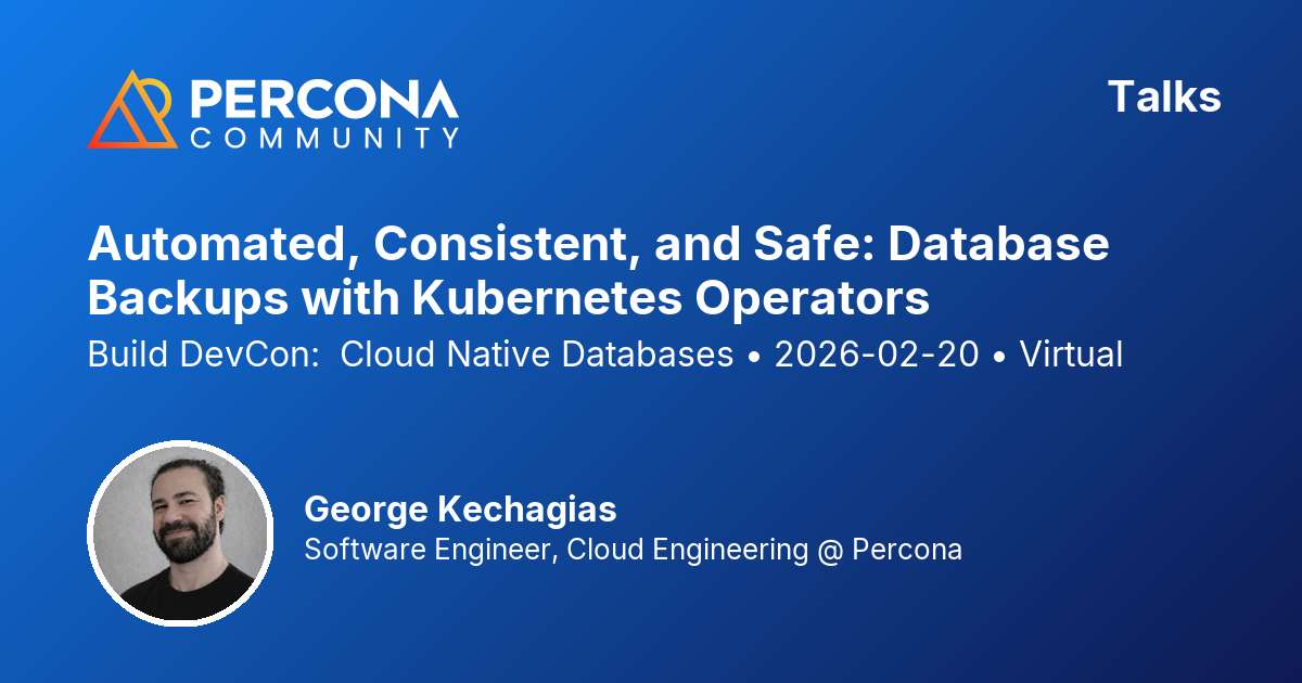 Automated, Consistent, and Safe: Database Backups with Kubernetes Operators