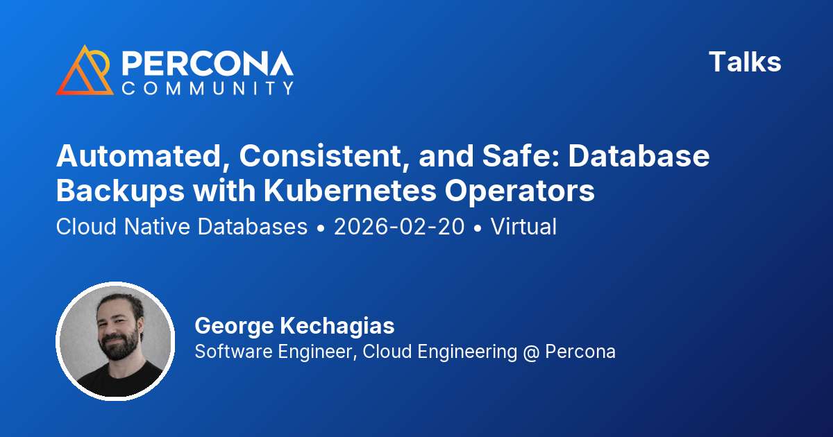 Automated, Consistent, and Safe: Database Backups with Kubernetes Operators