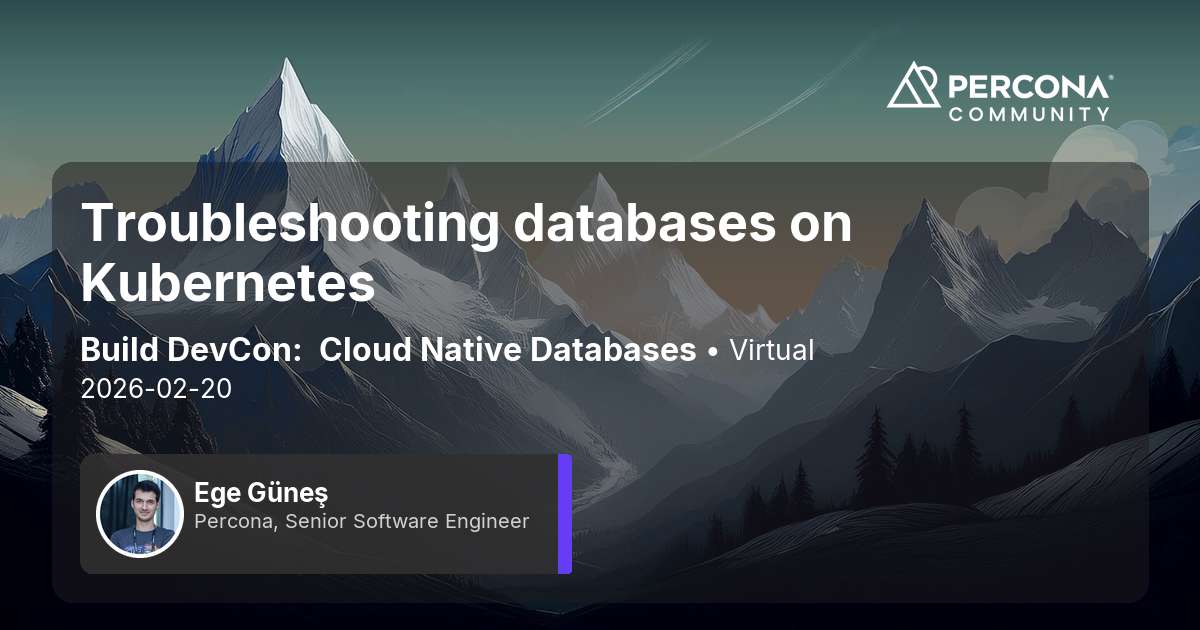 Troubleshooting databases on Kubernetes