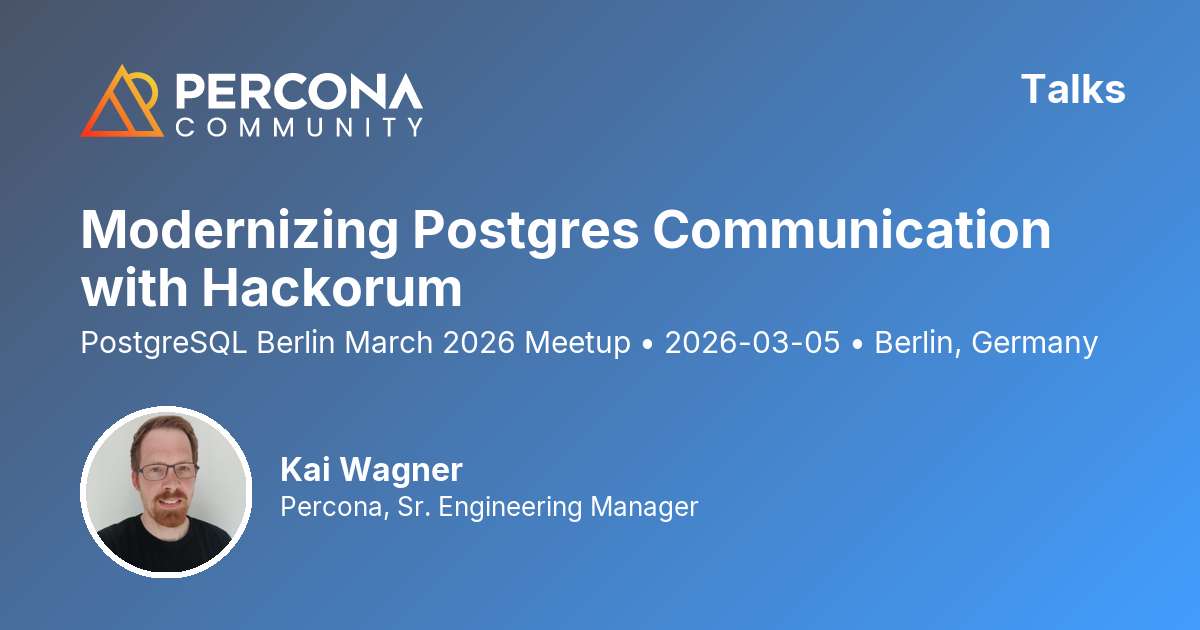 Modernizing Postgres Communication with Hackorum