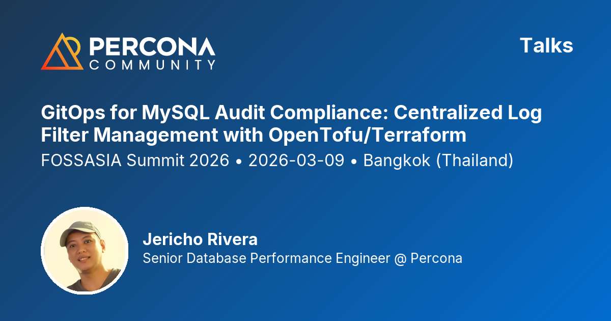 GitOps for MySQL Audit Compliance: Centralized Log Filter Management with OpenTofu/Terraform