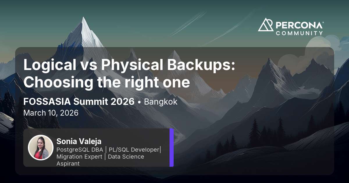 Logical vs Physical Backups: Choosing the right one