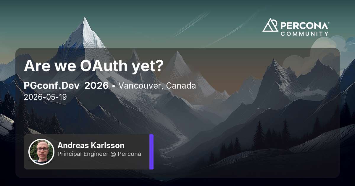 Are we OAuth yet?