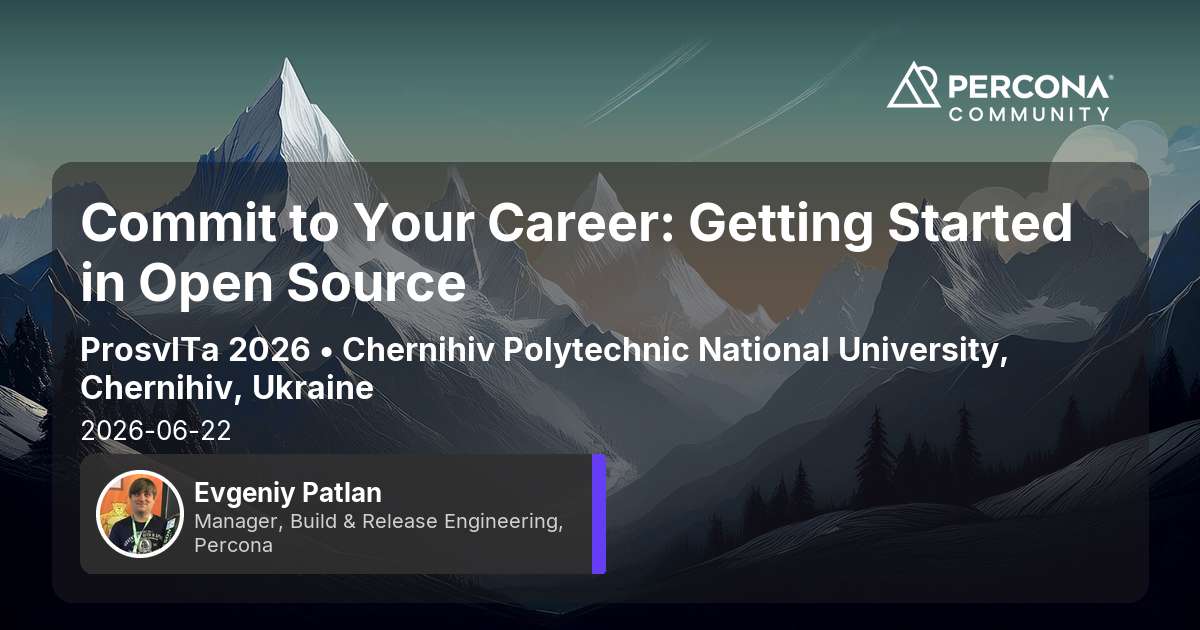 Commit to Your Career: Getting Started in Open Source