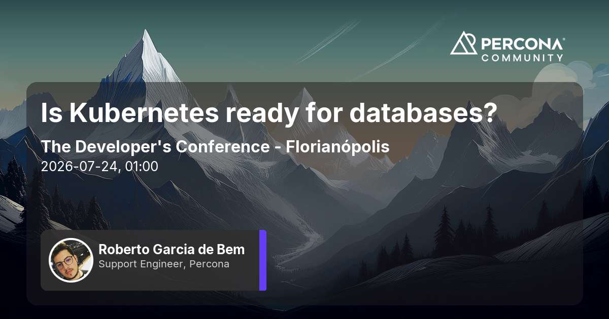 Is Kubernetes ready for databases?