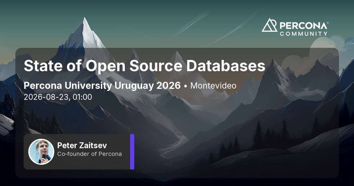 State of Open Source Databases