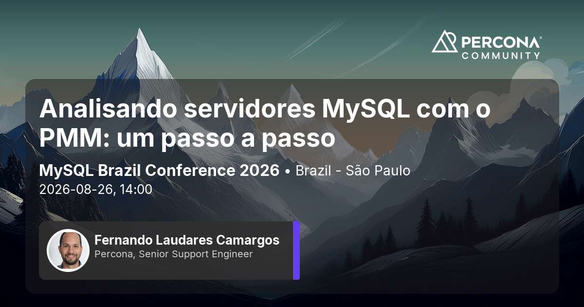 Analisando servidores MySQL com o PMM: um passo a passo