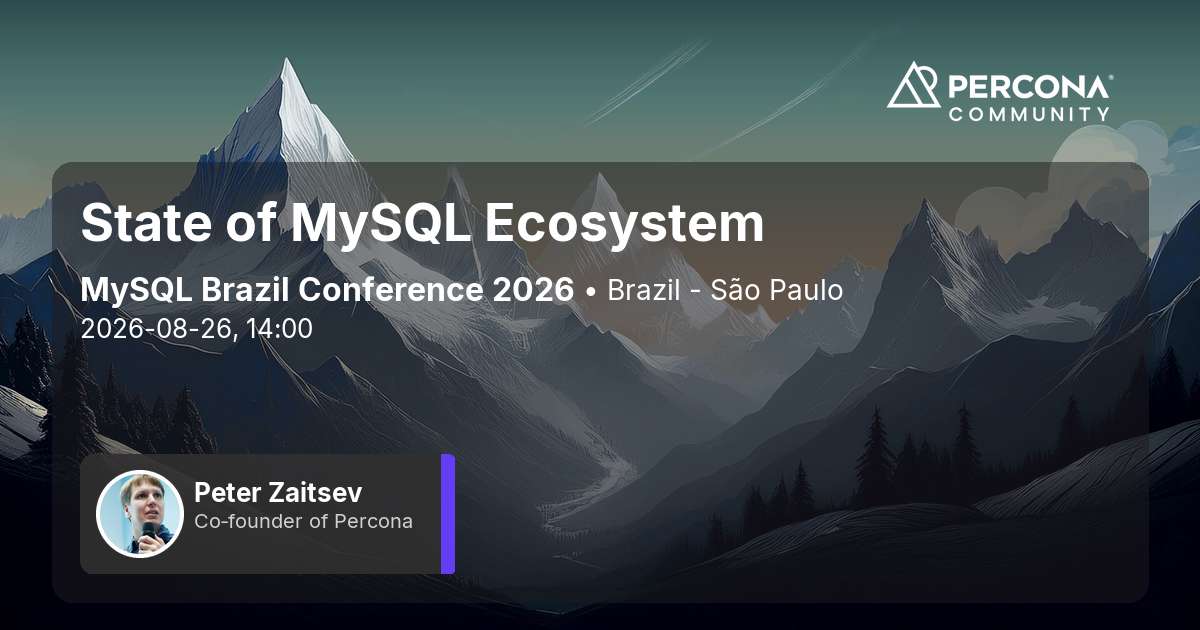 State of MySQL Ecosystem