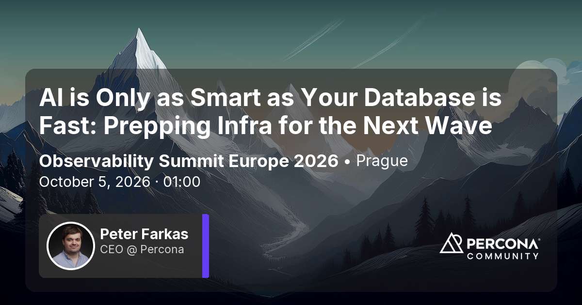 AI is Only as Smart as Your Database is Fast: Prepping Infra for the Next Wave