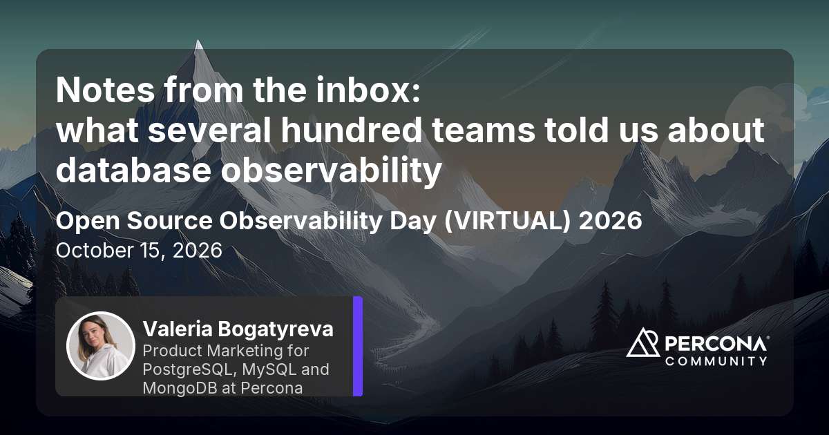 Notes from the inbox: what several hundred teams told us about database observability