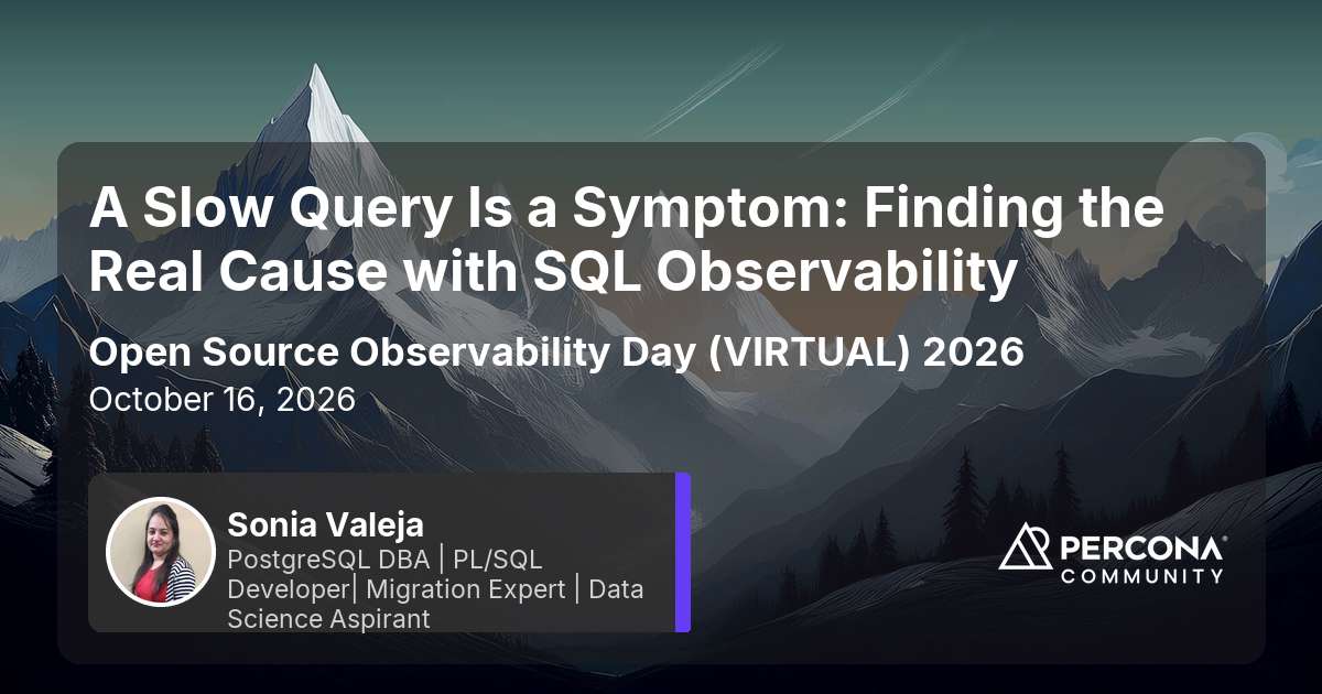 A Slow Query Is a Symptom: Finding the Real Cause with SQL Observability