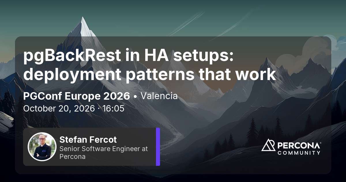 pgBackRest in HA setups: deployment patterns that work