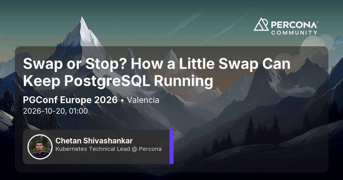 Swap or Stop? How a Little Swap Can Keep PostgreSQL Running