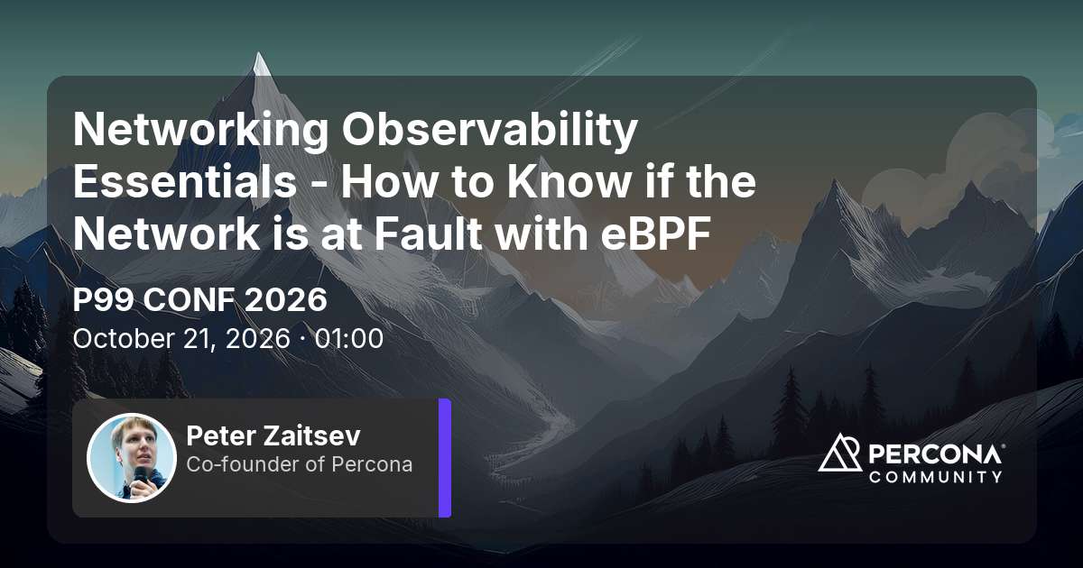 Networking Observability Essentials - How to Know if the Network is at Fault with eBPF