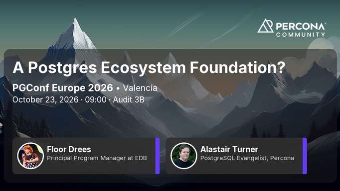 A Postgres Ecosystem Foundation?