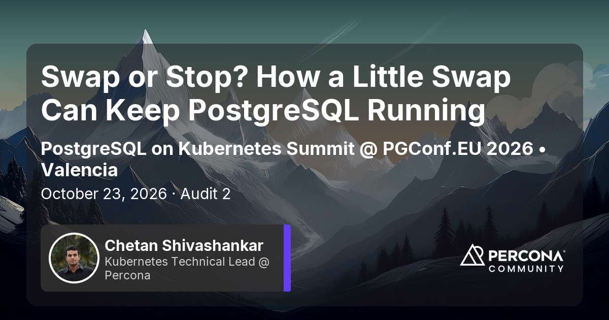 Swap or Stop? How a Little Swap Can Keep PostgreSQL Running