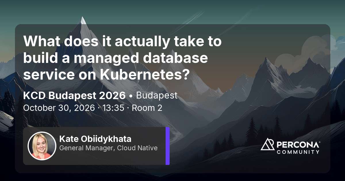 What does it actually take to build a managed database service on Kubernetes?