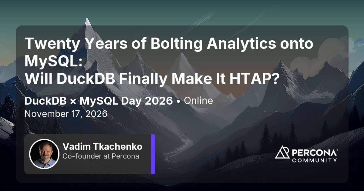 Twenty Years of Bolting Analytics onto MySQL: Will DuckDB Finally Make It HTAP?