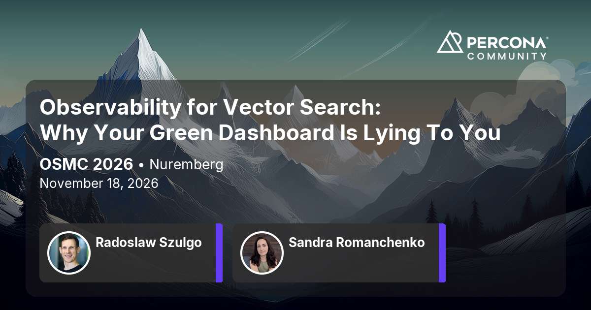 Observability for Vector Search: Why Your Green Dashboard Is Lying To You