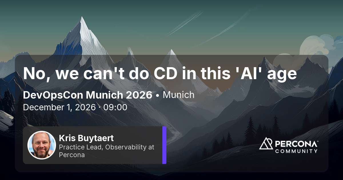 No, we can't do CD in this 'AI' age